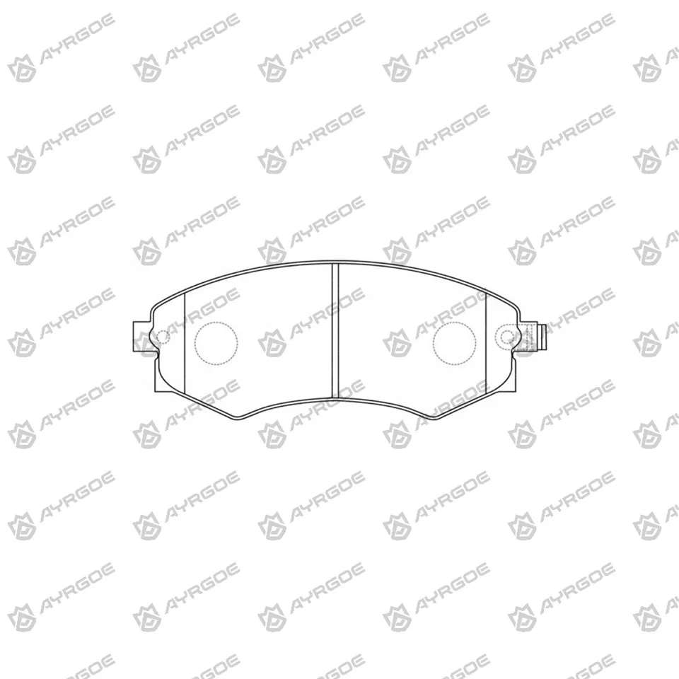 D11095m pastillas de freno para Hyundai