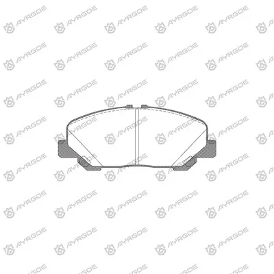 D2265 pastillas de freno para Toyota