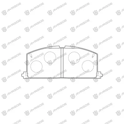PN1077 pastillas de freno para Toyota Corona ST141